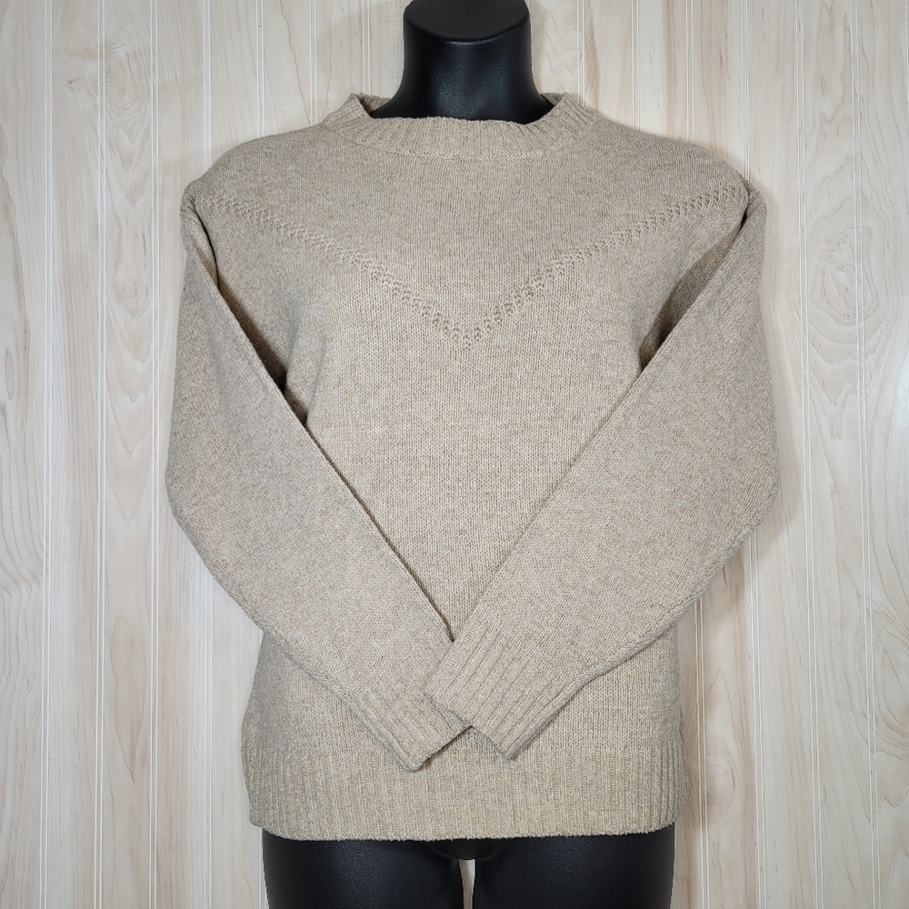 SHEIN Cream Men's Knit Sweater Sz Lg